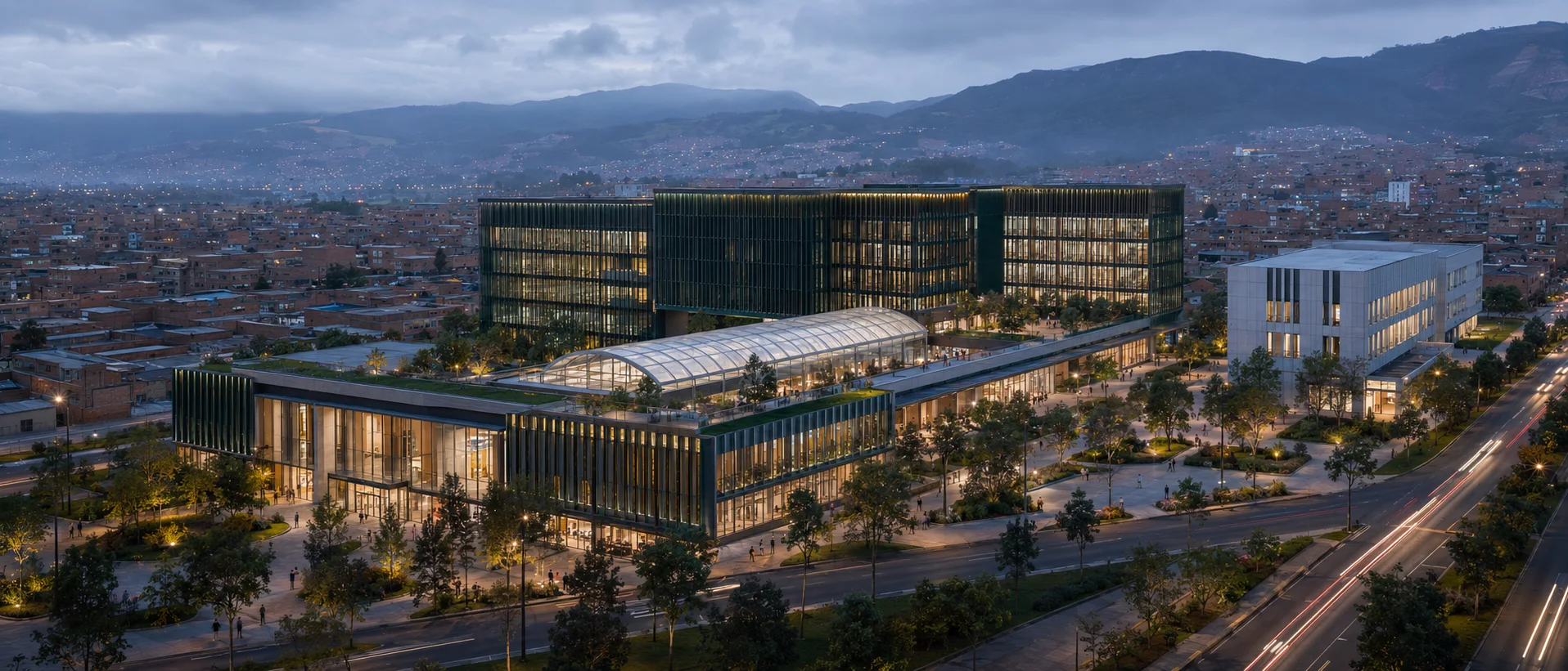 Render del proyecto Ágora Plaza