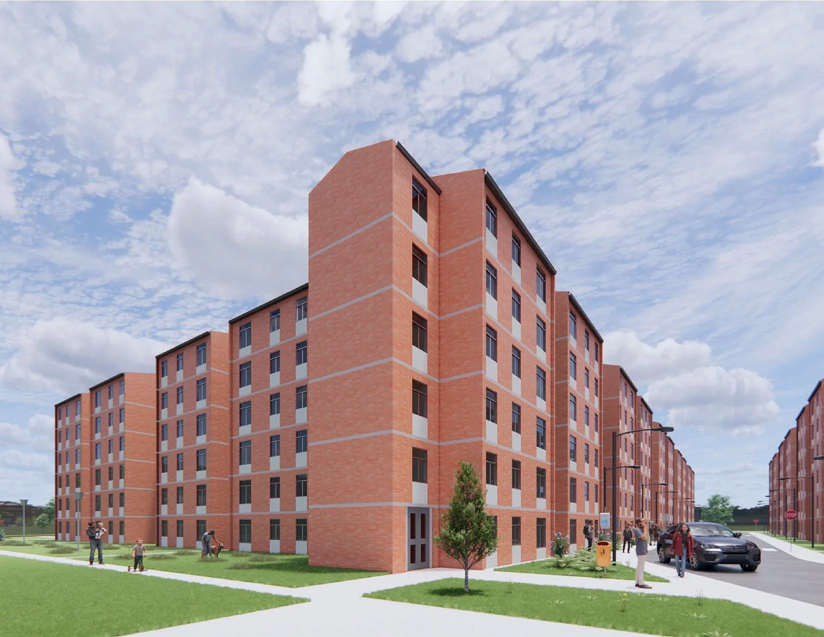 Render del proyecto Torres del Dorado